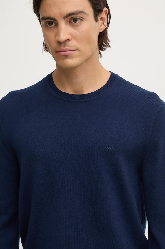 Michael Kors sweter wełniany granatowy CF460F77AP