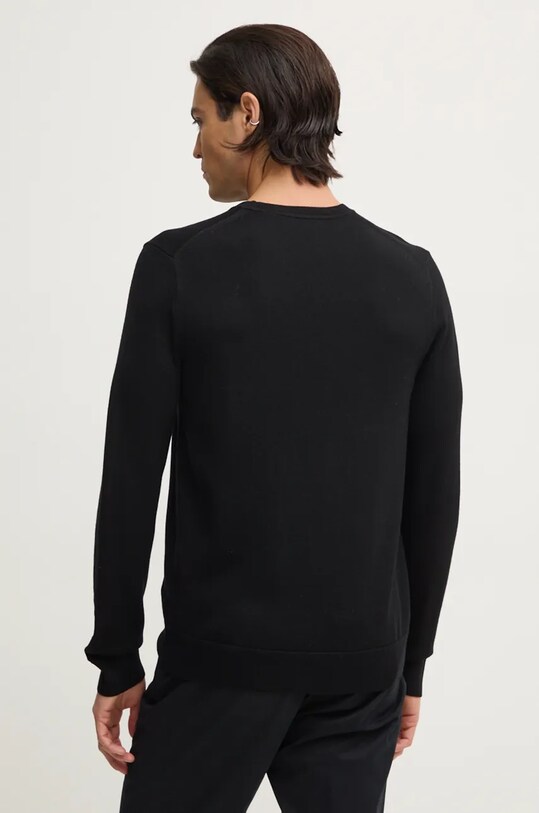 Вълнен пуловер Michael Kors CF460F77AP черен AW24