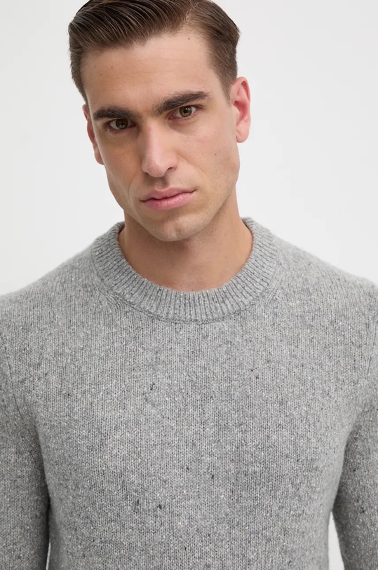 Michael Kors sweter wełniany szary CF460D2322