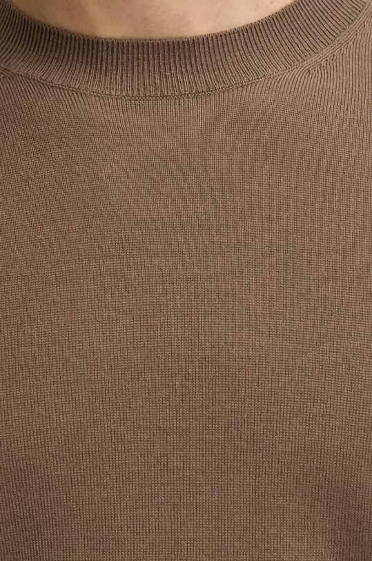 Sisley sweter wełniany 11BAS100Y zielony