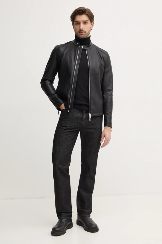 Вовняний светр Sisley 11BAS200A чорний AW24
