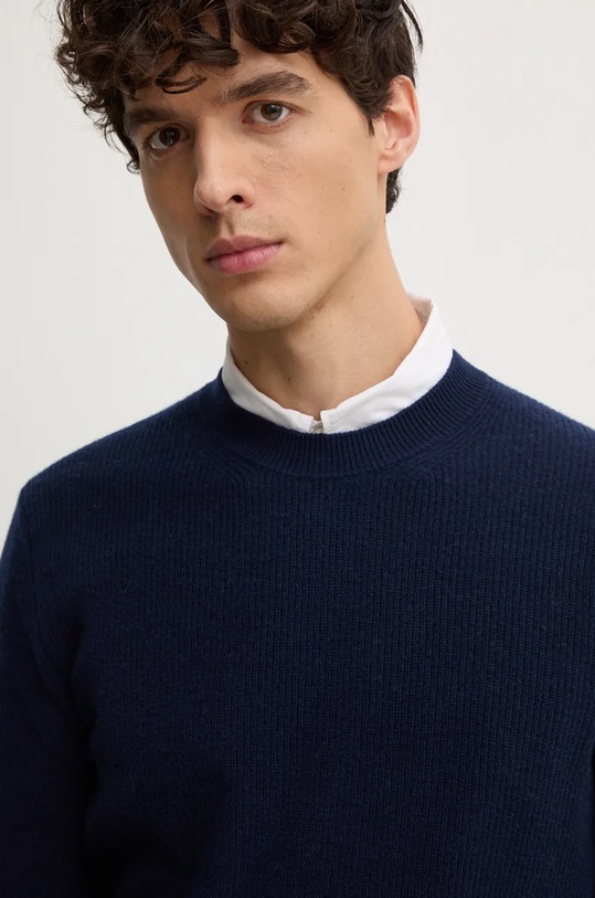 Sisley pulover de lana bleumarin 1044S100X