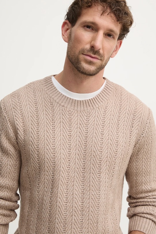 Свитер Sisley бежевый 1NDTS103X