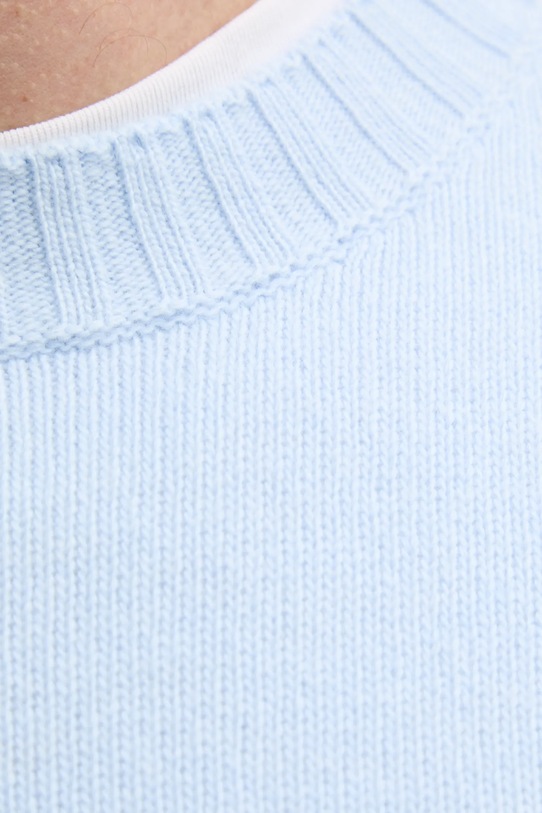 Vlnený sveter Sisley 1244S102F modrá