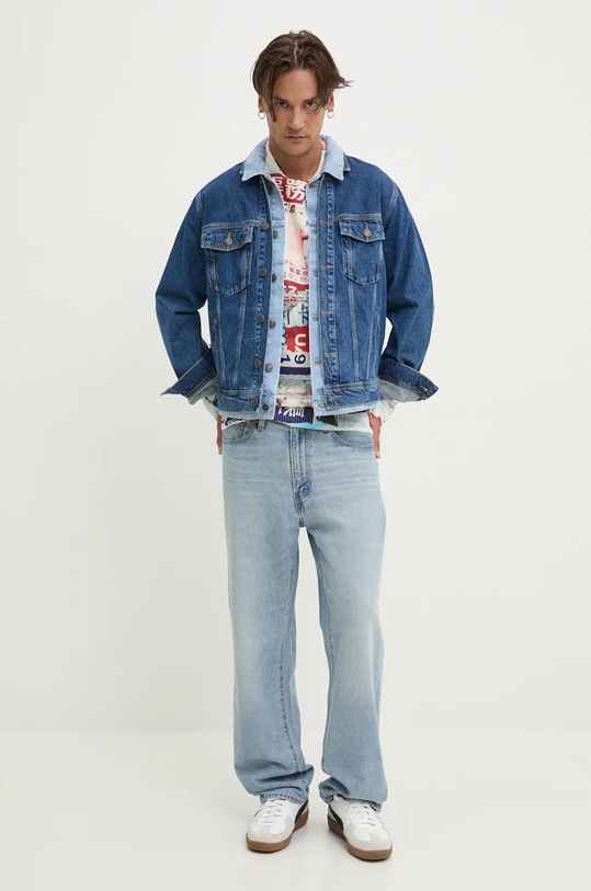 Desigual pulover ALBIN 24WMJF08 alb AW24