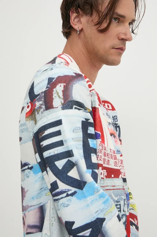 Πουλόβερ Desigual ALBIN 24WMJF08 λευκό