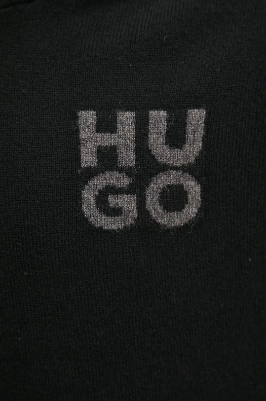 HUGO pulover de lana 50527223 negru