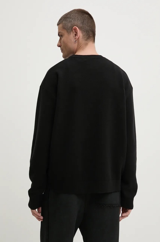 HUGO sweter bawełniany 50528298 czarny AW24