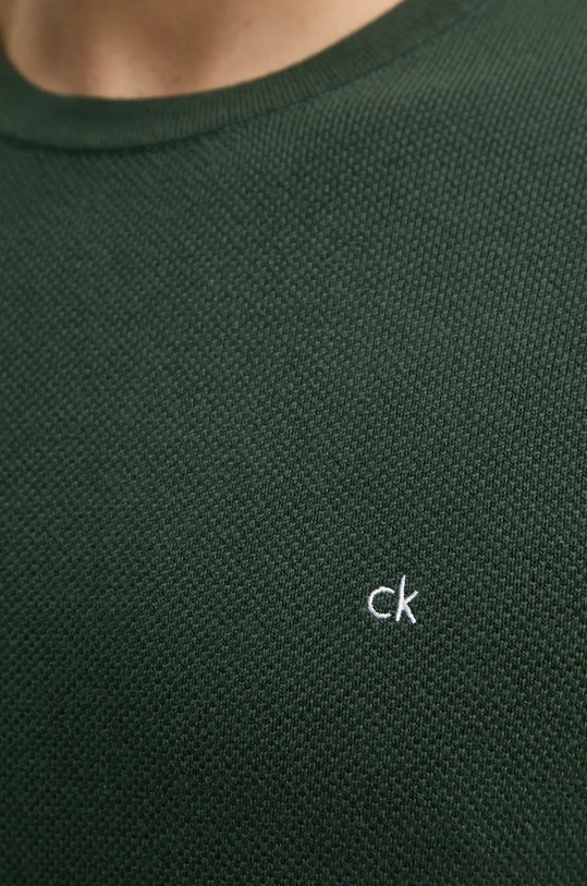 Πουλόβερ Calvin Klein K10K113410 πράσινο