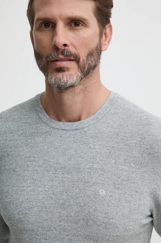 Calvin Klein sweter szary K10K113410