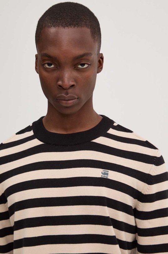 G-Star pulover de bumbac negru D25155.D840