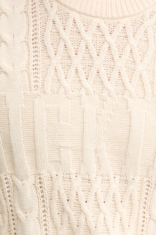 Sveter Dickies SCRIPT CABLE DK0A8647 béžová