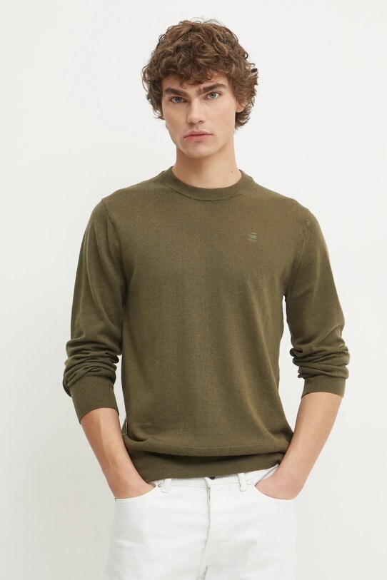 Îmbrăcăminte G-Star pulover de lână D25174.D847 verde