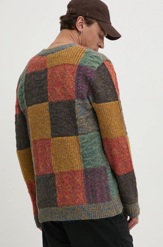 Îmbrăcăminte Desigual cardigan din amestec de lana ALDAIR 24WMJF09 multicolor
