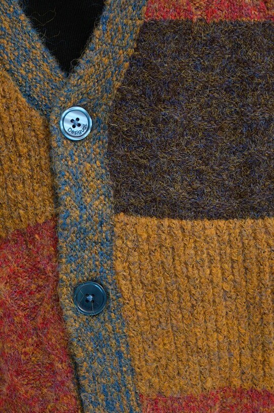 Desigual cardigan din amestec de lana ALDAIR 24WMJF09 multicolor