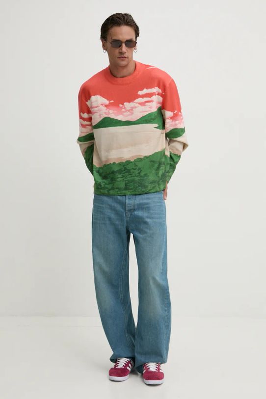 Desigual pulover AKITA grosime medie portocaliu 24WMJF05