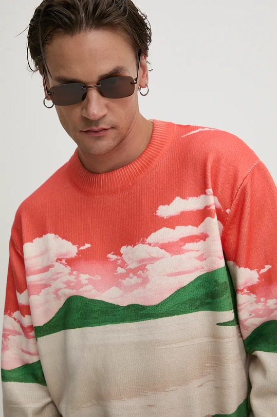 Desigual pulover AKITA portocaliu 24WMJF05