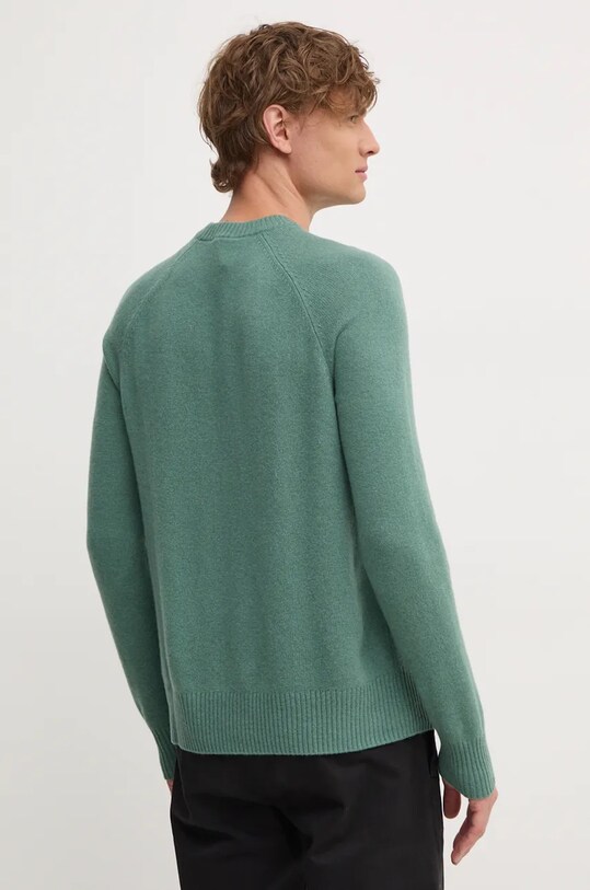Odzież Calvin Klein sweter wełniany K10K113388 zielony