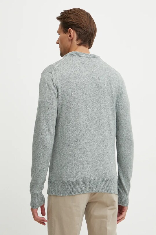 Ρούχα Βαμβακερό πουλόβερ Calvin Klein K10K113419 πράσινο