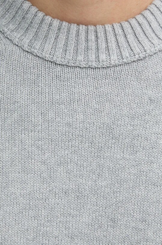 Sveter s prímesou vlny Calvin Klein Jeans J30J326195 sivá