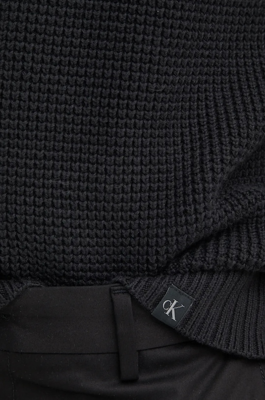 Bavlněný svetr Calvin Klein Jeans J30J326200 černá