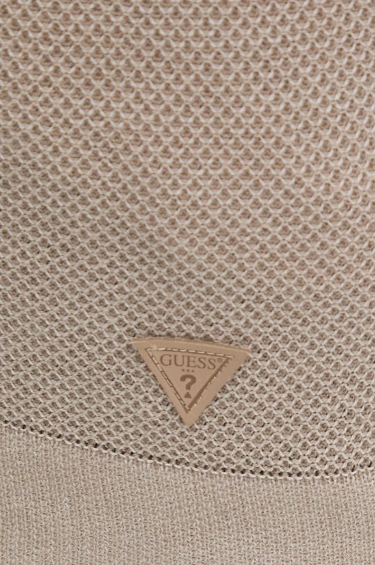 Πουλόβερ με προσθήκη μαλλιού Guess EARLE M4BR04.Z3H82 μπεζ