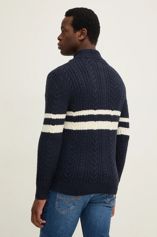 Odzież Guess sweter z domieszką wełny ELRIC M4BR12.Z3HA2 granatowy