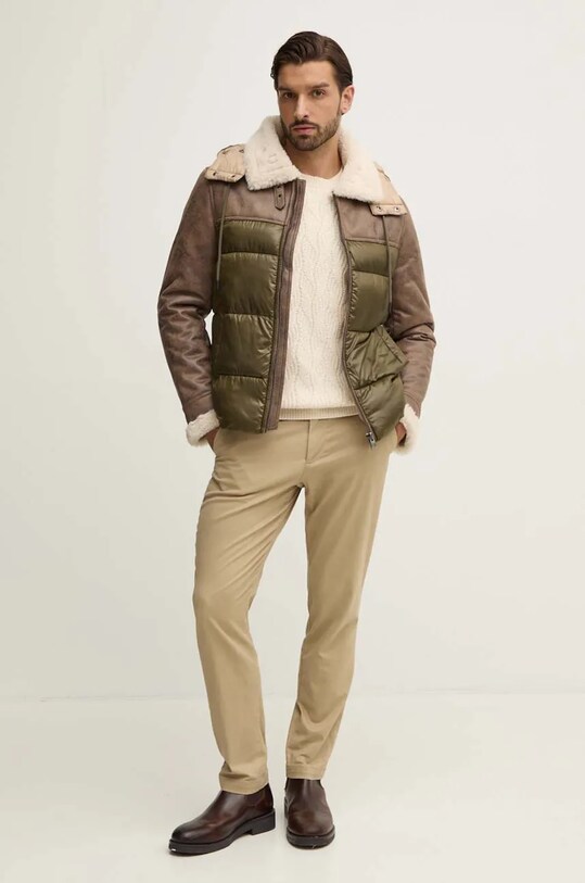 Светр з домішкою вовни Guess EVANDER M4BR19.Z3HD1 бежевий AW24