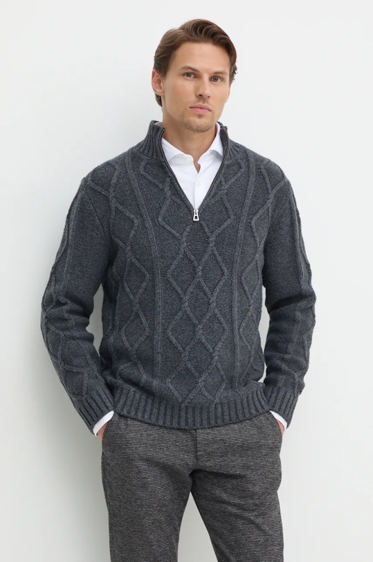Pulover s dodatkom vune Guess s dodatkom vune siva M4BR49.Z3IN0