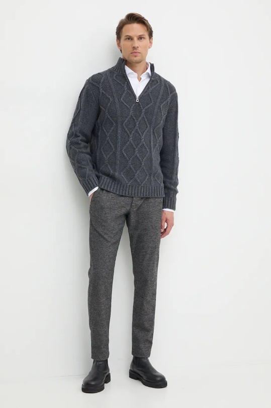 Pulover s dodatkom vune Guess M4BR49.Z3IN0 siva AW24