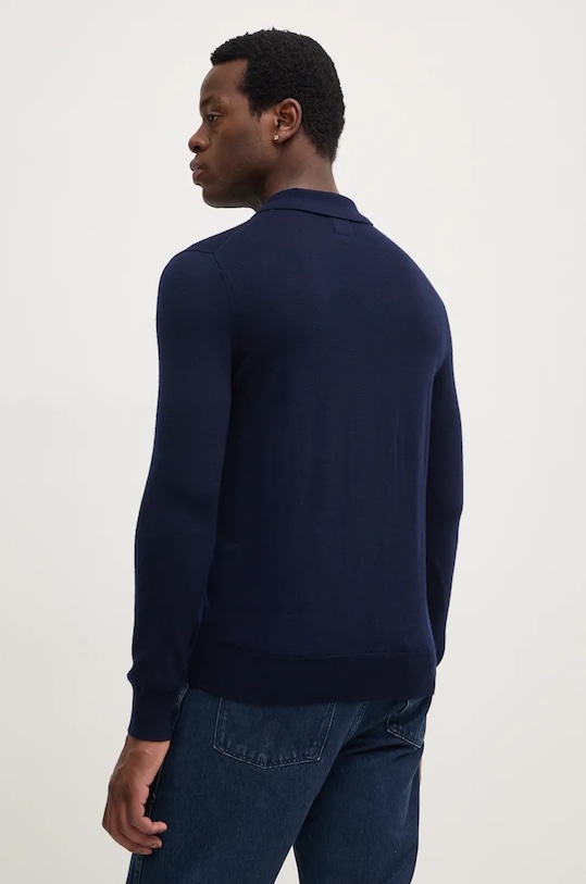 Odzież Guess sweter wełniany M4BR54.Z3ID0 granatowy