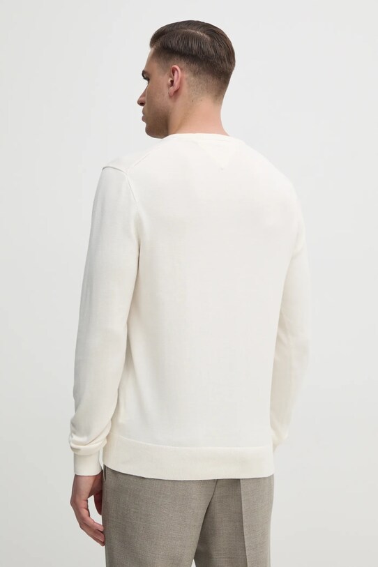 Одежда Хлопковый свитер Tommy Hilfiger MW0MW14745 бежевый