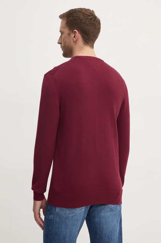 Oblečení Bavlněný svetr Tommy Hilfiger MW0MW14745 burgundské