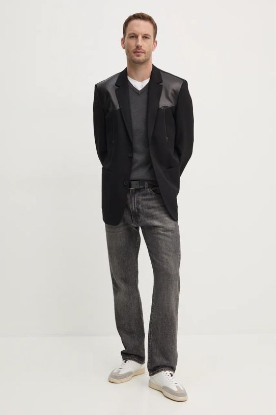 Tommy Hilfiger sweter bawełniany MW0MW14745 szary AW25