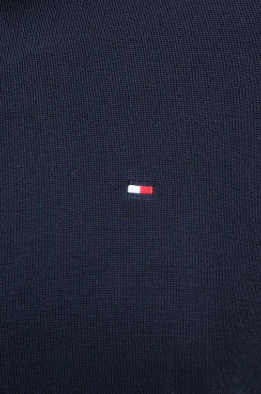 Tommy Hilfiger sweter bawełniany MW0MW14748 granatowy