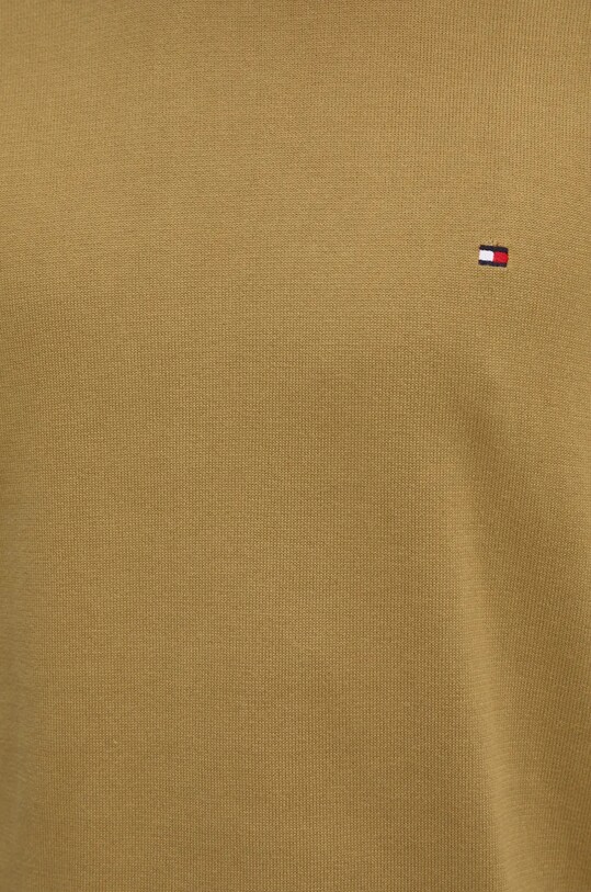 Бавовняний светр Tommy Hilfiger MW0MW14748 бежевий