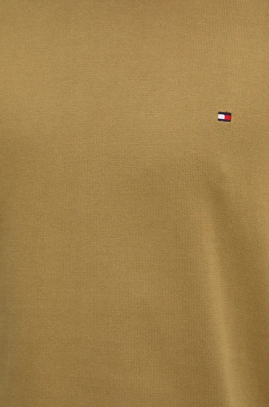Bavlnený sveter Tommy Hilfiger MW0MW14748 béžová