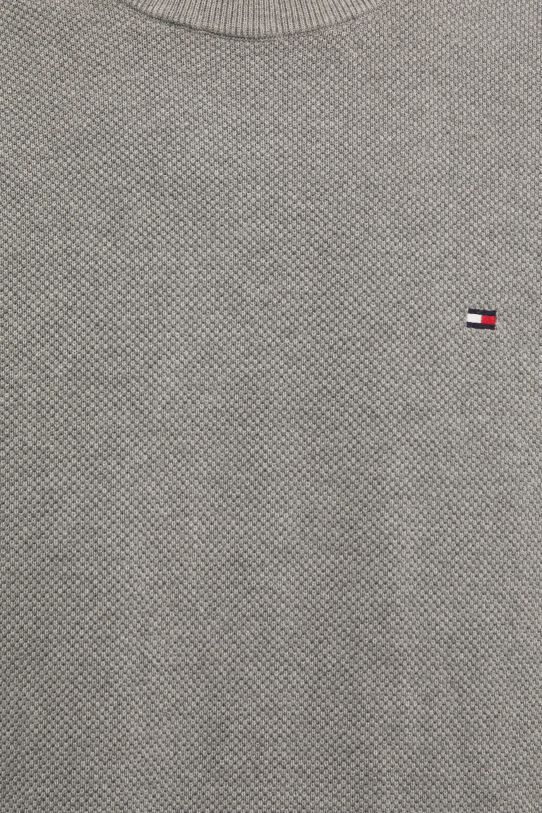 Tommy Hilfiger sweter bawełniany MW0MW36347 szary