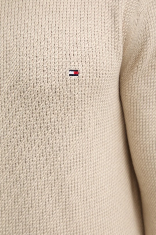 Bavlněný svetr Tommy Hilfiger MW0MW36526 béžová