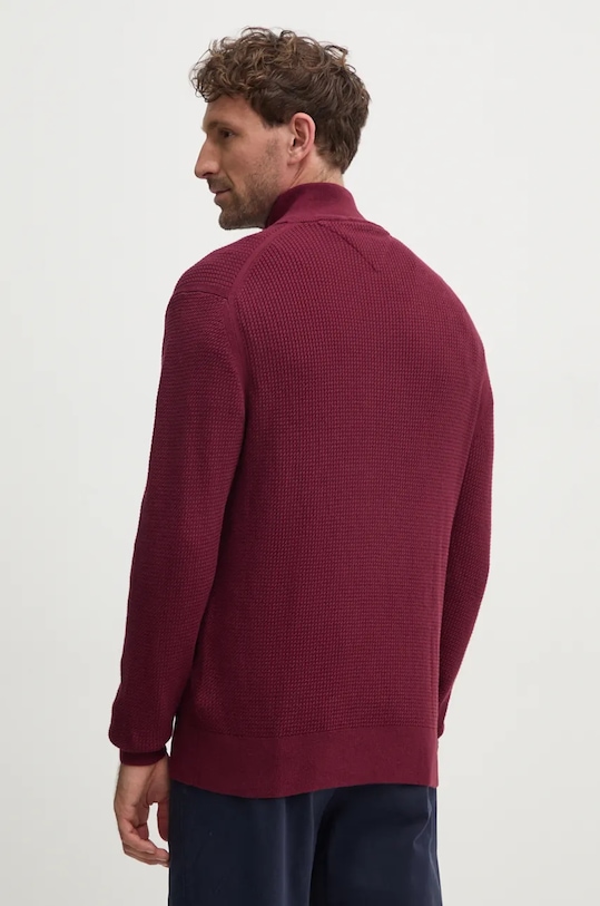 Oblečení Bavlněný svetr Tommy Hilfiger MW0MW36527 burgundské