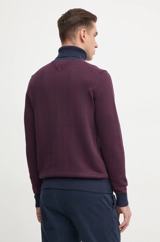 Oblečení Bavlněný svetr Tommy Hilfiger MW0MW37023 burgundské