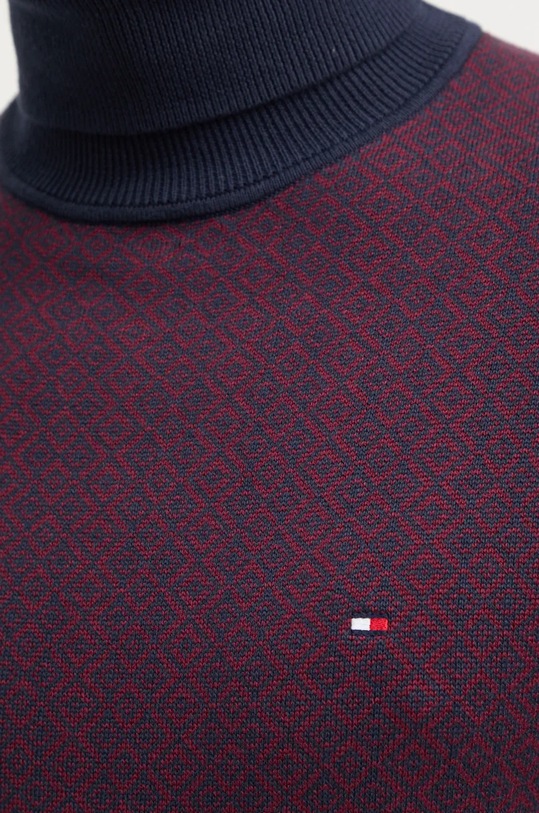 Bavlněný svetr Tommy Hilfiger MW0MW37023 burgundské