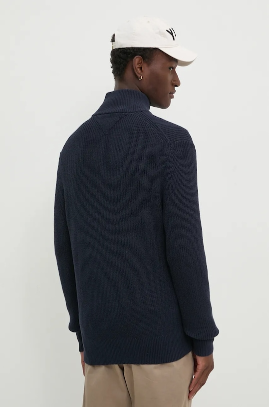 Îmbrăcăminte Tommy Hilfiger cardigan din bumbac MW0MW37327 bleumarin