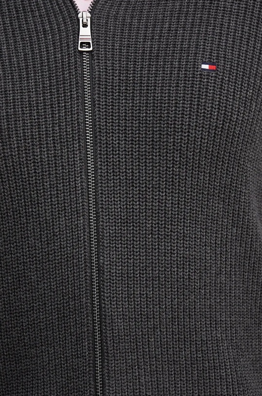 Tommy Hilfiger kardigan bawełniany MW0MW37327 szary
