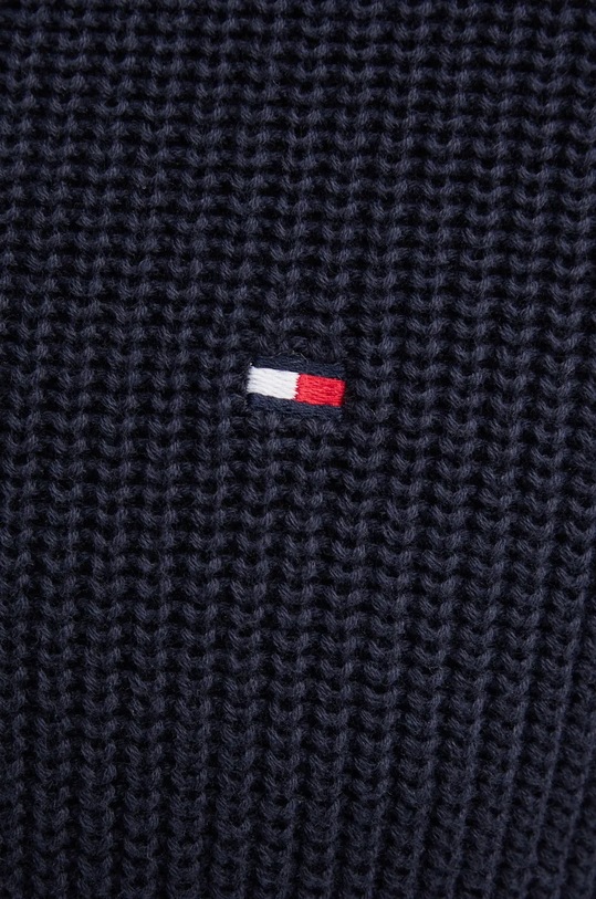 Bavlněný svetr Tommy Hilfiger MW0MW37328 námořnická modř