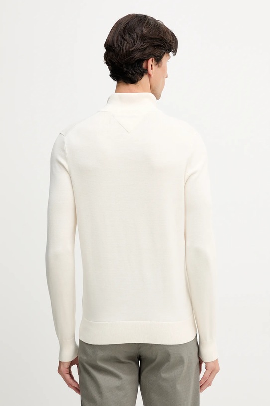 Îmbrăcăminte Tommy Hilfiger pulover de bumbac MW0MW37331 bej