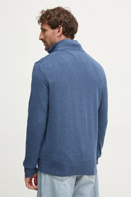 Ρούχα Βαμβακερό πουλόβερ Tommy Hilfiger MW0MW37331 μπλε