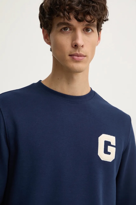 Mikina Gant bez kapuce námořnická modř 2043023