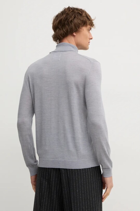 Odzież Gant sweter wełniany 8050207 szary