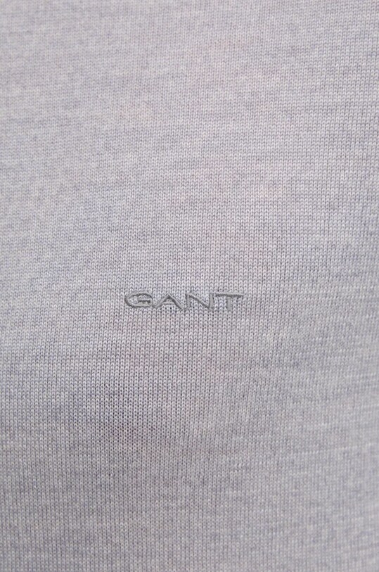 Gant sweter wełniany 8050207 szary